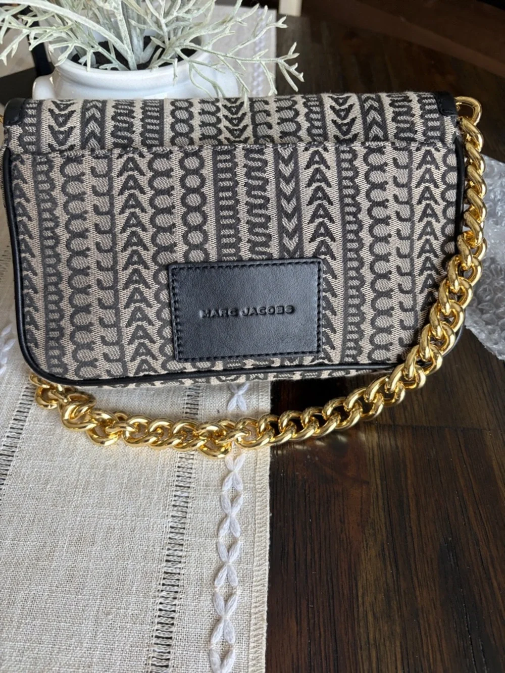 Marc Jacobs monogram J Marc shoulder bag - Picture 2 of 12